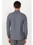 ALTINYILDIZ CLASSICS Erkek Lacivert-Gri Slim Fit Dar Kesim Klasik Yaka Kareli Gömlek 5