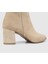 Bej Kadın Bootie 5