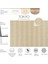 Tokyo 10 Natural Ivory Kaymaz Mutfak Halısı Koridor Halısı Dokuma Kilim Balkon Halısı 2
