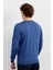 Erkek Basic V Yaka Ince Triko Kazak Indigo 5