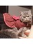 Kırmızı Siyah Kareli Papyonlu Dişi Kedi Köpek Kıyafeti Elbisesi Xlarge/xl/beden 4 2
