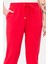 Kadın Paça Arkası Lastikli Cepli Eşofman Pantolon Kırmızı 4
