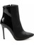 Siyah Siyah Rugan Kadın Bot & Bootie K02671902809 2