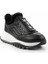 Siyah Hakiki Deri Kadın Sneaker K01410055003 3