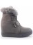 Gri Süet Kadın Bot & Bootie K02566041502 2