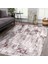 Bordo Gri Modern Makine Halısı 2