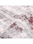 Bordo Gri Modern Makine Halısı 5