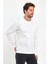 30/2 Süprem % 100 Pamuk Bisiklet Yaka Sweatshirt RD24KE055465 3