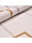 Krem Modern Makine Halısı 5