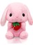 Tavşan Doldurulmuş Hayvan Paskalya Kulaklı Tavşan Peluş Sevimli Beyaz Tavşan Peluş Oyuncak Havuçlu Kabarık Kawaii Yumuşak Sarılma Uyku Yastığı (Yurt Dışından) 1