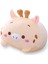 8 Inç Sevimli Geyik Peluş Doldurulmuş Hayvan Silindirik Vücut Yastık, Süper Yumuşak Karikatür Sarılma Oyuncak Yatak Için Hediyeler, Çocuklar Uyku Kawaii Yastık (Yurt Dışından) 1