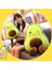 Avokado Yastık Peluş Oyuncak Sevimli Yaratıcı Meyve Bez Bebek Yastık Erkekler ve Kadınlar Hediye (Avokado, Büyük (23.2")) (Yurt Dışından) 4