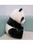 11.8 Inç Panda Doldurulmuş Hayvan, 3 Adet Panda Peluş, Doldurulmuş Panda Ayı Panda Anahtarlık ile Sevimli Peluşlar, Yumuşak Oyuncaklar (30CM)-OTURMA (Yurt Dışından) 4