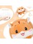 8 Inç Sevimli Sarı Hamster Peluş Doldurulmuş Hayvan Silindirik Vücut Yastık, Süper Yumuşak Karikatür Sarılma Oyuncak Yatak Için Hediyeler, Çocuklar Uyku Kawaii Yastık (Yurt Dışından) 3