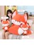 Kawaii Tilki Doldurulmuş Hayvanlar Peluş Yastık, Büyük Kuyruklu Tilki Peluş Oyuncaklar, Çocuk Kız Kız Arkadaşı Için Sevimli Yumuşak Peluşlar Doğum Günü (Mor, 23 Inç) (Yurt Dışından) 4