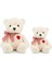 Paket Teddy Bear Kalpli Sevimli Ayılar Doldurulmuş Hayvan Peluş Oyuncaklar Kız Arkadaşı Erkek Arkadaşı Çocuk Için Hediyeler, 20 Inç ve 15 Inç, Bej (Yurt Dışından) 3