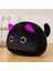 Kedi Peluş Bebek Çocuk Peluş Hayvan Oyuncak Peluş Yastık Bulanık Hayvan Ev Dekorasyon Hayvan Peluş Pet Peluche Siyah Kedi Doldurulmuş Oyuncaklar (25 Cm, Mor) (Yurt Dışından) 1