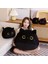 Kedi Peluş Bebek Çocuk Peluş Hayvan Oyuncak Peluş Yastık Bulanık Hayvan Ev Dekorasyon Hayvan Peluş Pet Peluche Siyah Kedi Doldurulmuş Oyuncaklar (25 Cm, Mor) (Yurt Dışından) 2
