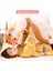Güzel Peluş Kedi Bebek Sevimli Karikatür Yumuşak Dolması Yavru Kedi Yastık Uzun Atış Uyku Yastığı Bebek Oyuncak Hediye Çocuklar Için Kız Arkadaşı Çoklu Boyut (Kahverengi, 110CM/43.3IN) (Yurt Dışından) 4