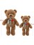 Paket Teddy Bear Kalpli Sevimli Ayılar Doldurulmuş Hayvan Peluş Oyuncaklar Kız Arkadaşı Erkek Arkadaşı Çocuk Için Hediyeler, 20 Inç ve 15 Inç, Kahverengi (Yurt Dışından) 2
