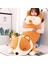 Shiba Inu Peluş Yastık Dolması Hayvan Köpek 47.2 Inç Sevimli Corgi Akita Yumuşak Peluş Oyuncak Kız Erkek Çocuklar Için Konfor Yastık Hediyeler (Turuncu, 120 Cm/47.2 Inç) (Yurt Dışından) 3