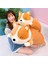 Shiba Inu Peluş Yastık Dolması Hayvan Köpek 47.2 Inç Sevimli Corgi Akita Yumuşak Peluş Oyuncak Kız Erkek Çocuklar Için Konfor Yastık Hediyeler (Turuncu, 120 Cm/47.2 Inç) (Yurt Dışından) 4