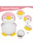 Penguen Peluş Yastık, Doğum Günü, Sevgililer Günü, Noel Için Yumuşak Penguen Doldurulmuş Hayvan Sarılma Yastık Oyuncak Hediyeler, 9,8 Inç, Pembe. (Yurt Dışından) 3