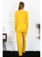 Kadın Penye Uzun Kol Patlı Pijama Takım 4167 4