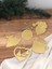 Lüks Gold Pleksi 5 Adet Özel Yılbaşı Figürlü Çam Ağacı Süsü5 Adet Karışık Set 1