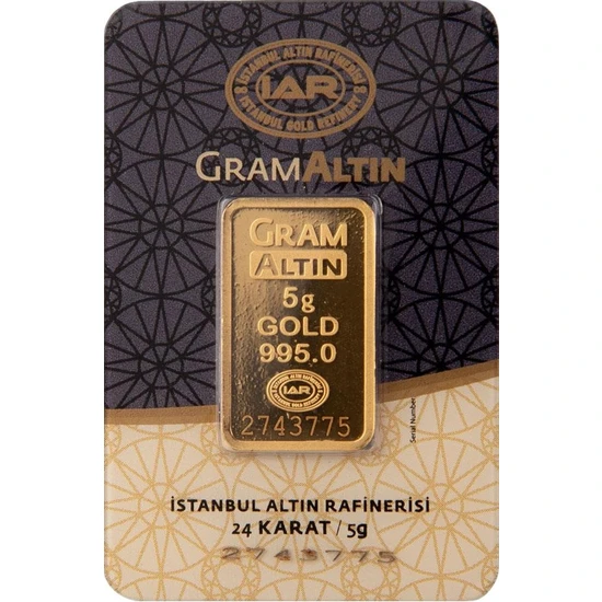 İAR 5 gr 24 Ayar Gram Altın