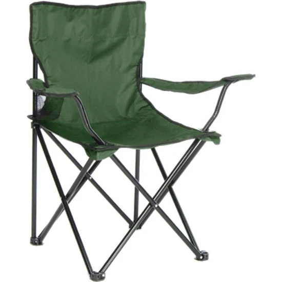 Kamp Sandalyesi Taşınabilir Kamp Sandalyesi Katlanır Kamp Sandalyesi - Yeşil