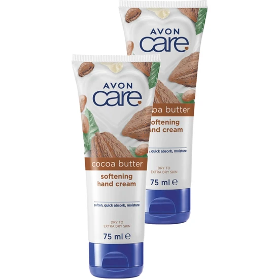 Avon Care Kakao Yağı İçeren El Kremi 75 Ml. İkili Set