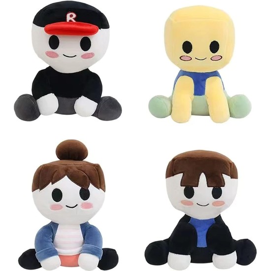 thumbnail image 2 of Cute Blox Buddies Plush Toy - 7.8 Inch Soft Stuffed Doll, Yellow - Perfect For Fans & Gifts 2 of 13