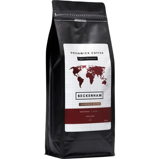 Greenwich Coffee Beckenham Espresso Blend Çekirdek Kahve 1000 gr ( %100 Arabica )
