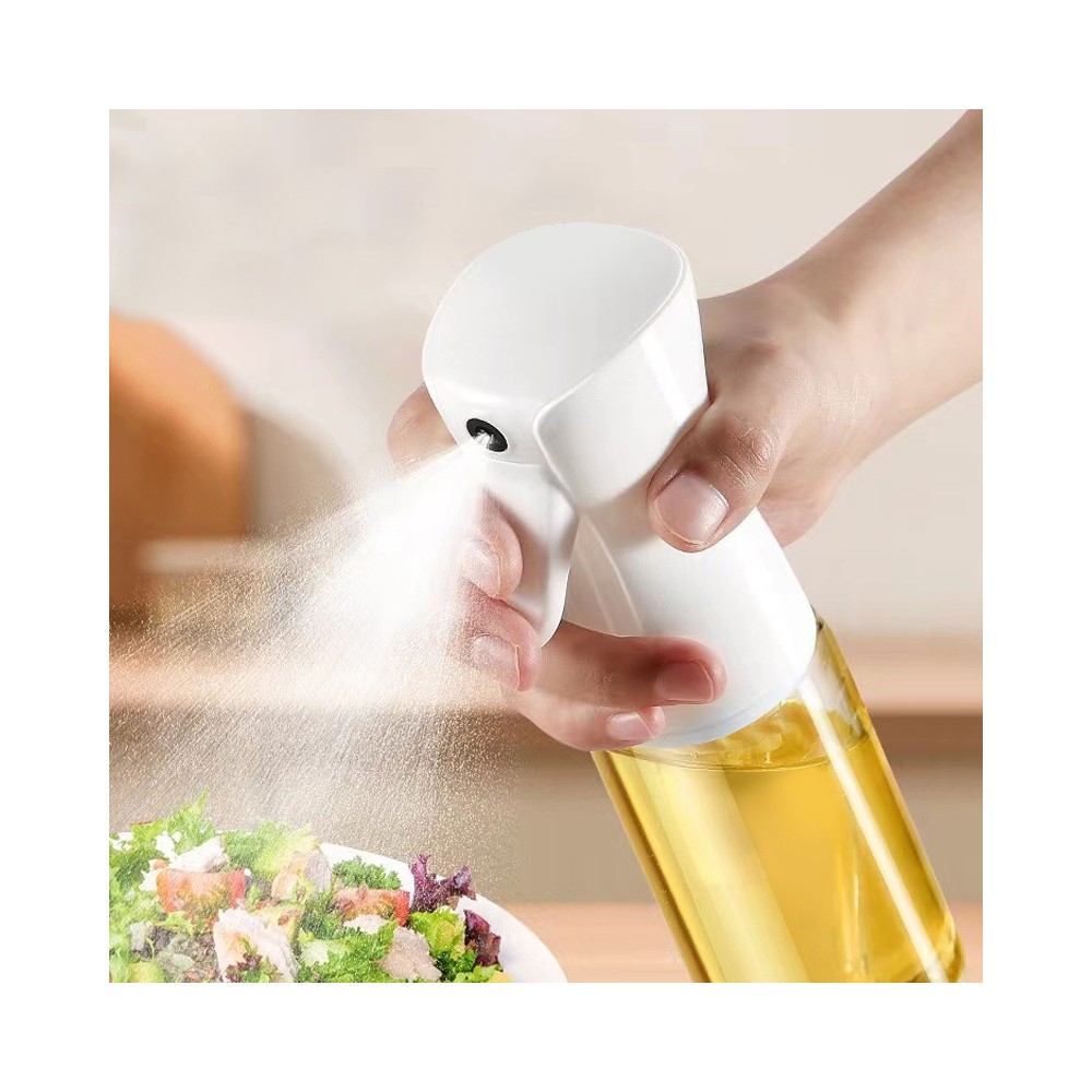 Baker Home Yemeklik Yağ Spreyi Airfryer Yağdanlık Zeytinyağı ve Limon Yağı Sprey Şişesi Sosluk