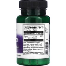 Swanson Swanson, Copper Essential Trace Minarels , 2 Mg  300 Tablet