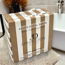 Aphrodew Kahve Doğal Vegan Sabun - Kahvenin Doğal Gücüyle Sivilce Düşmanı - 100 gr