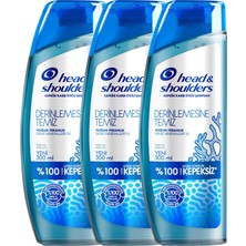 Head & Shoulders Derinlemesine Temiz Şampuan Saç Derisi Detoksu 300 ml x 3