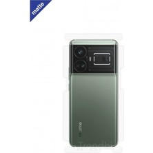 Wrapsol Realme Gt5 Mat Arka ve Yan Koruyucu Tpu Film