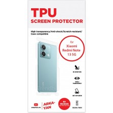 Wrapsol Xiaomi Redmi Note 13 5g Arka ve Yan Koruyucu Tpu Film