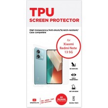 Wrapsol Xiaomi Redmi Note 13 5g Ön, Arka ve Yan 360 Derece Tam Kaplama Tpu Film