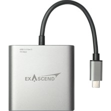 Exascend CFexpress Type B / SD Express 10GBPS TypeC Kombo Kart Okuyucu