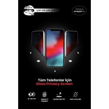 Wrapsol Tecno Camon 20 Parlak Hayalet Gizli Ekran Koruyucu Privacy Film