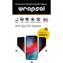 Wrapsol Tecno Camon 20 Parlak Hayalet Gizli Ekran Koruyucu Privacy Film
