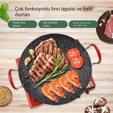 Cloud Açık Kamp Izgara Tavası, Kore Barbekü Plakası, Kaset Soba Barbekü Plakası, Demir Plaka Barbekü Et Tenceresi, Ev Tıbbi Taş Kızartma Tavası (Yurt Dışından)