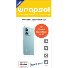 Wrapsol Xiaomi Redmi Note 13 5g Mat Arka ve Yan Koruyucu Poliüretan Film