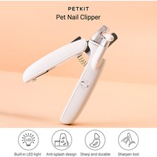 Cloud Petkıt Kediler ve Köpekler Için LED Işıklı Tırnak Makası - Beyaz (Yurt Dışından)