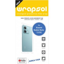 Wrapsol Xiaomi Redmi Note 13 5g Arka ve Yan Koruyucu Poliüretan Film