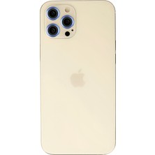 HappyCase  iPhone 12 Pro  Kamera Safir Lens Koruyucu  - Mavi