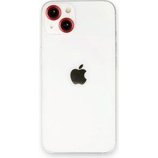 HappyCase  iPhone 13  Kamera Safir Lens Koruyucu  - Kırmızı